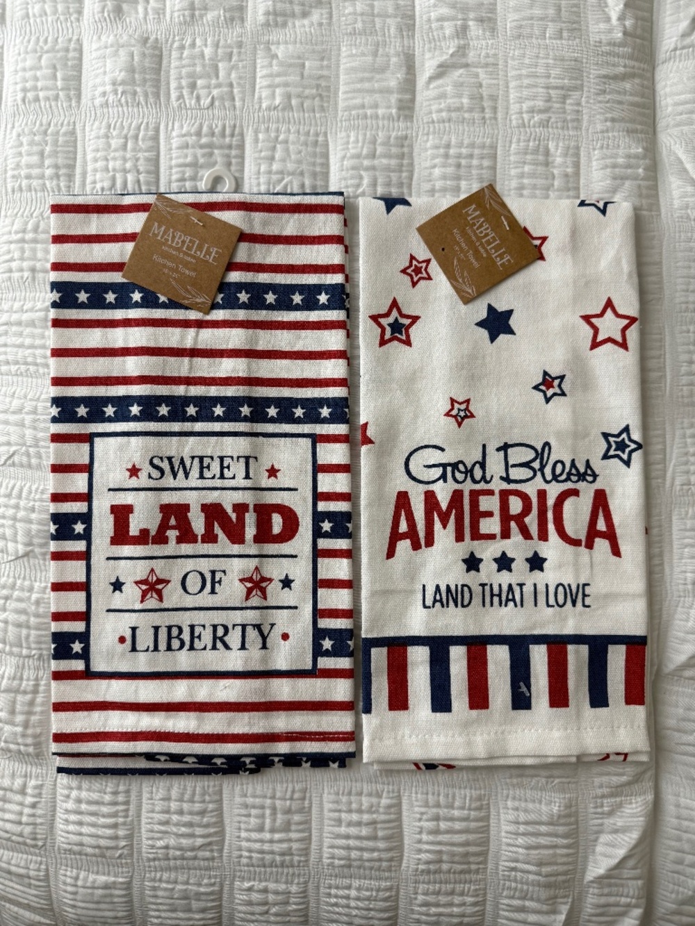 Set of 2 Patriotic Kitchen Towels